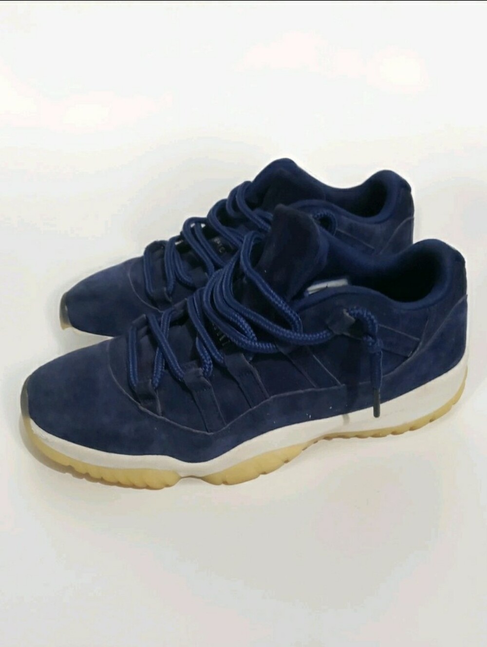 Air Jordan 11 Retro Low “RE2PECT” Derek Jeter sneakers in men’s size 12. Well Ma